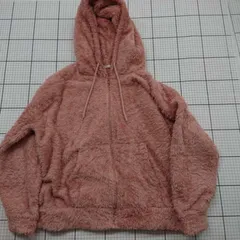 ◇ ⊇ WEGO フェイクファーフルジップパーカー ピンク系 フリーサイズ  レディース E  【1508260017978】