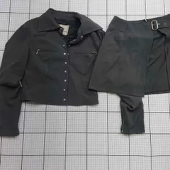 ◇ ⊇  VIVAYOU ジャケット＆スカートセットアップ ダークグレー系 Mサイズ レディース E  【1508260019224】