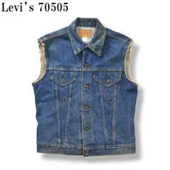 70s良品✨70505 布ケアタグ デニムジャケット USA製40-42 70s Levi's 70505 4th デニムジャケット 布ケアタグ 38 - メルカリ