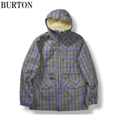 【防水透湿】 バートン BURTON ドライライド DRYRIDE ツイード調 スノーボード ジャケット ウェア ウィンタースポーツ ストリート M チェック柄 メンズ