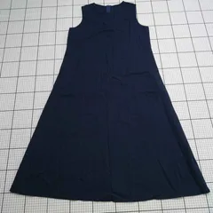 ◇ ⊂ Dream garden シンプル ノースリーブ 膝下丈 ワンピース サイズ表記なし ブルー系 レディース E  【1508260046411】