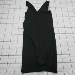 ◇ ⊂ ELENCARE DUE ジッパー付き ノースリーブ 膝下丈 ワンピース サイズF ブラック系 レディース E  【1508260045841】