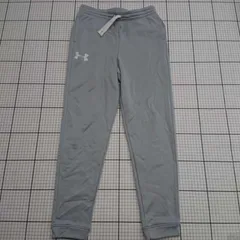 ◇ Θ アンダーアーマー コールドギア ジョガーパンツ ライトグレー系 YXL レディース E  【1509100019688】