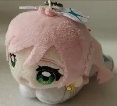 e#ひろがるスカイプリキュア#　キュアプリズム　寝そべり　ぬいぐるみキーホルダー
