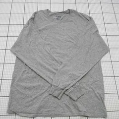 ◇ メンズ Champion 長袖Tシャツ グレー系 XL メンズ E  【1509100019886】