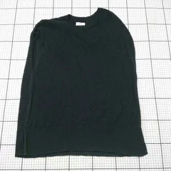 ◇ ⊂ SHIPS any 無地 ノースリーブ ニット サイズ表記なし ブラック系 レディース E  【1509100027584】