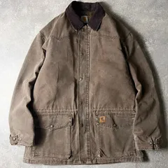 Carhartt ブランケット ライナー ダック ランチ コート ジャケット / カーハート ダーク ブラウン カバーオール ジャンパー ブラウン