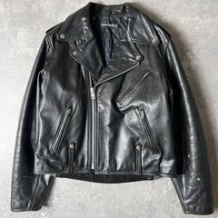 70年代USA製 Sears The Leather Shop ダブルライダース - メルカリ