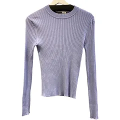 SPORTMAX スポーツマックス リブニットプルオーバー 736102720700 ライトパープル サイズFREE（9号程度） レディース 秋 ゴーゴー古着マルイ草加店2271