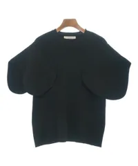 Heve ヘイブ　ブラック 半袖ニット 新品タグ付 Heve ペタルニット ブラック ヘイブ へイヴ