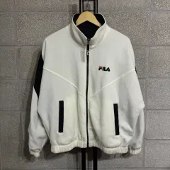 FILA リバーシブル フリース ジャケット L (nj153 フリース アウター パーカ