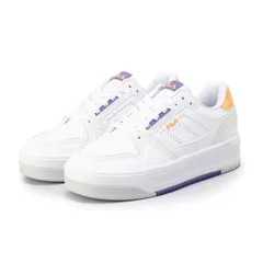 在庫限り outlet / 処分特価品 USS25020111 FILA COURT FEATHERY WHITE/LUNAR ROCK/PURPLE レディース スニーカー FILA フィラ 厚底