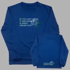 新品 バスケ ロンT ネイビー ドライ 長袖 バスケットボール メンズ レディース キッズ ジュニア ミニバス ロングスリーブTシャツ サイズ 140 150 SS S M L LL 紺 ifyouquit