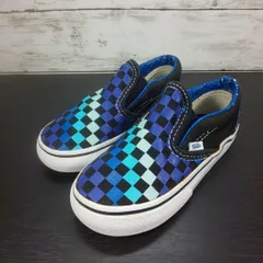 VANS KIDS Classic Slip-On バンズ キッズ クラシック スリッポン 14.0cm ブルー 青 VN-OLYHLCF L09746
