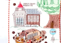 再利用 【ジブリパーク限定】ミニタオル 「ネコバスルーム」 となりのトトロ ジブリ美術館