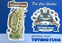 ジブリ美術館 ダイカットステッカー そら色(トトロ＆ネコバス)セット となりのトトロ