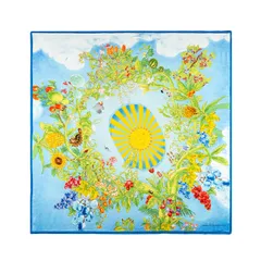 ジブリ美術館限定 スカーフ「天井フレスコ画」　となりのトトロ