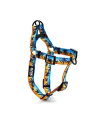 【ムラスポ公式】新品 WOLFGANG ウルフギャング 犬用 ハーネス SunsetPalms Harness Sサイズ 超小型犬用 小型犬用 胴輪 サンセットパームス ブルー×オレンジ WH-001-86