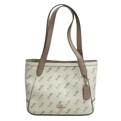 COACH コーチ ホース アンド キャリッジ トート27 トートバッグ ホワイト C4060 アウトレット レディース 中古