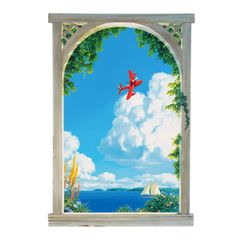 ジブリ美術館オリジナル 壁窓 「ジーナの賭け」 - メルカリ