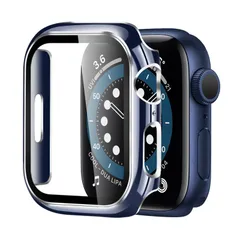 【数量限定】BELIYO 対応 Apple Watch ケース Series 11/10 アップルウォッチ カバー 二色 ガラスフィルム 一体型 メッキ加工 Apple Watch カバー PC素材 軽量 日本旭硝子材 二重構造 アップルウォッチ ケース 全面