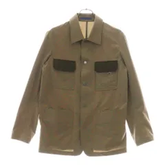 LANVIN (ランバン) ポリエステルポケット切り替えジャケット ベージュ