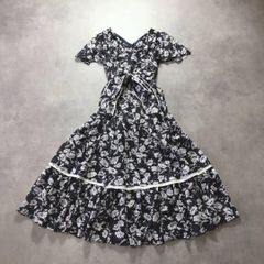 試着のみ】 エムズグレイシー フラワージャガード シフォン ロング