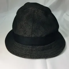 【最終値下げ】Gucci ブラック バケットハット GGパターン GUCCI バケットハット ブラック GGパターン グッチ 帽子 レディース