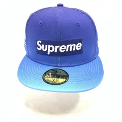 【中古】Supreme×NEW ERA Gradient Box Logo 7 3/8 シュプリーム×ニューエラ[92][240092281521]