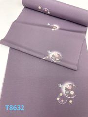 蘇州 反物 パールトーン加工済 紫色 花柄 ちぎり染 - メルカリ