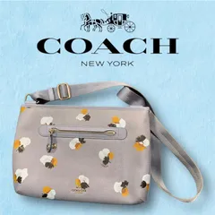 ★ COACH コーチ フローラル テイラー クロスボディ PVC レザー ショルダーバッグ