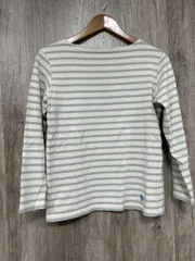 ORCIVAL オーシバル 綿100％ ボーダー柄 Tシャツ size1/白ｘライトグリーン ■◇ レディース