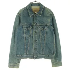 EDWIN エドウィン 長袖 デニムジャケット M ブルー メンズ 古着