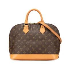 ルイ ヴィトン モノグラム アルマPM ハンドバッグ ショルダーバッグ 2WAY M51130 ブラウン PVC レザー レディース LOUIS VUITTON【1-0203900】