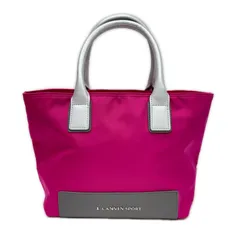 未使用品 ランバンスポール LANVIN SPORT カートバッグ ローズピンク ラウンドバッグ