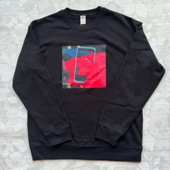 ユニクロ UT KAWS × Andy Warhol コラボ クルーネックスウェットシャツ L 黒