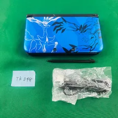 ◇TK048【限定モデル】Nintendo 3DSLL ポケットモンスター Xパック ゼルネアスイベルタル ブルー  本体 コード付き 任天堂 ニンテンドー DS 3DS  ポケモン ポケットモンスター コラボ商品 限定カラー オリジナルデザイン