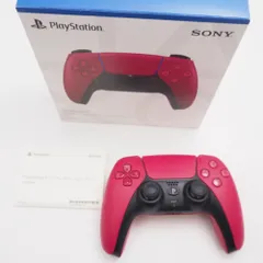 美品 SONY ソニー DualSense CFI-ZCT1J02 PlayStation5ワイヤレスコントローラー PS5 コズミックレッド ゲーム 周辺機器 HU1684 