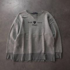 ハリウッドランチマーケット スウェット 2 グレー ラグラン キャメル 