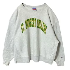 2XL チャンピオン リバースウィーブ カレッジロゴ トレーナー メンズ  長袖