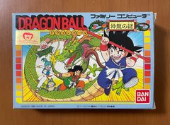 BANDAI ドラゴンボール 神龍の謎  箱説ハガキ付き　ファミコンソフト