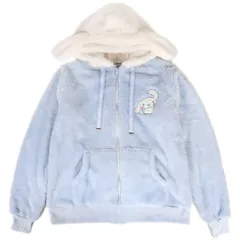 シナモロール ジップアップボアパーカー あったか 大人 レディース 女性 秋冬 春 サンリオ sanrio キャラクター