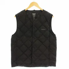 タイオン TAION GRAMICCI G4FU-J100-TG INNER DOWN VEST グラミチ コラボ インナーダウン ベスト ナイロン L 黒 ブラック /☆G