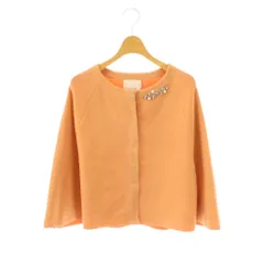 チェスティ Chesty ポンチョ カーディガン ニット F スモークオレンジ /ESのサムネイル
