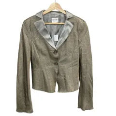 ARMANI COLLEZIONI アイボリーゴールド　薄手　ジャケット　大きい ARMANI COLLEZIONI アイボリーゴールド 薄手 ジャケット 大きい