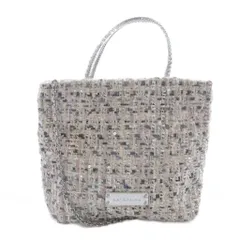 アンテプリマ ANTEPRIMA ワイヤーツイード 2WAYバッグ ショルダーバッグ ハンドバッグ ピンク グレー