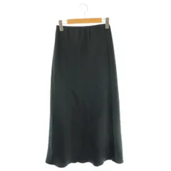 B&Y ユナイテッドアローズ BEAUTY&YOUTH ビューティー&ユース サテン マーメイドフレアスカート XS ネイビー /ES ■OS