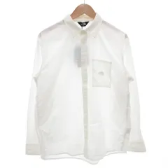 ザノースフェイス THE NORTH FACE タグ付き シティチラーシャツ CITY CHILLER SHIRTS 長袖 S 白 ホワイト 胸ポケット ロゴ刺繍 NH8LP02B /GV ■GY19
