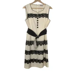 AUSTIN REED オースチンリード ウールフリルワンピース セレモニー