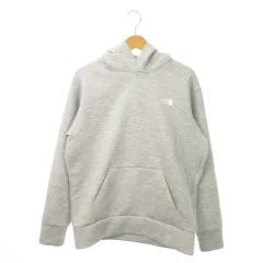 ザノースフェイス THE NORTH FACE テックエアースウェットワイドフーディ プルパーカー 長袖 ラバーロゴ アウトドア L グレー NT12086 /MN10 ■GY18